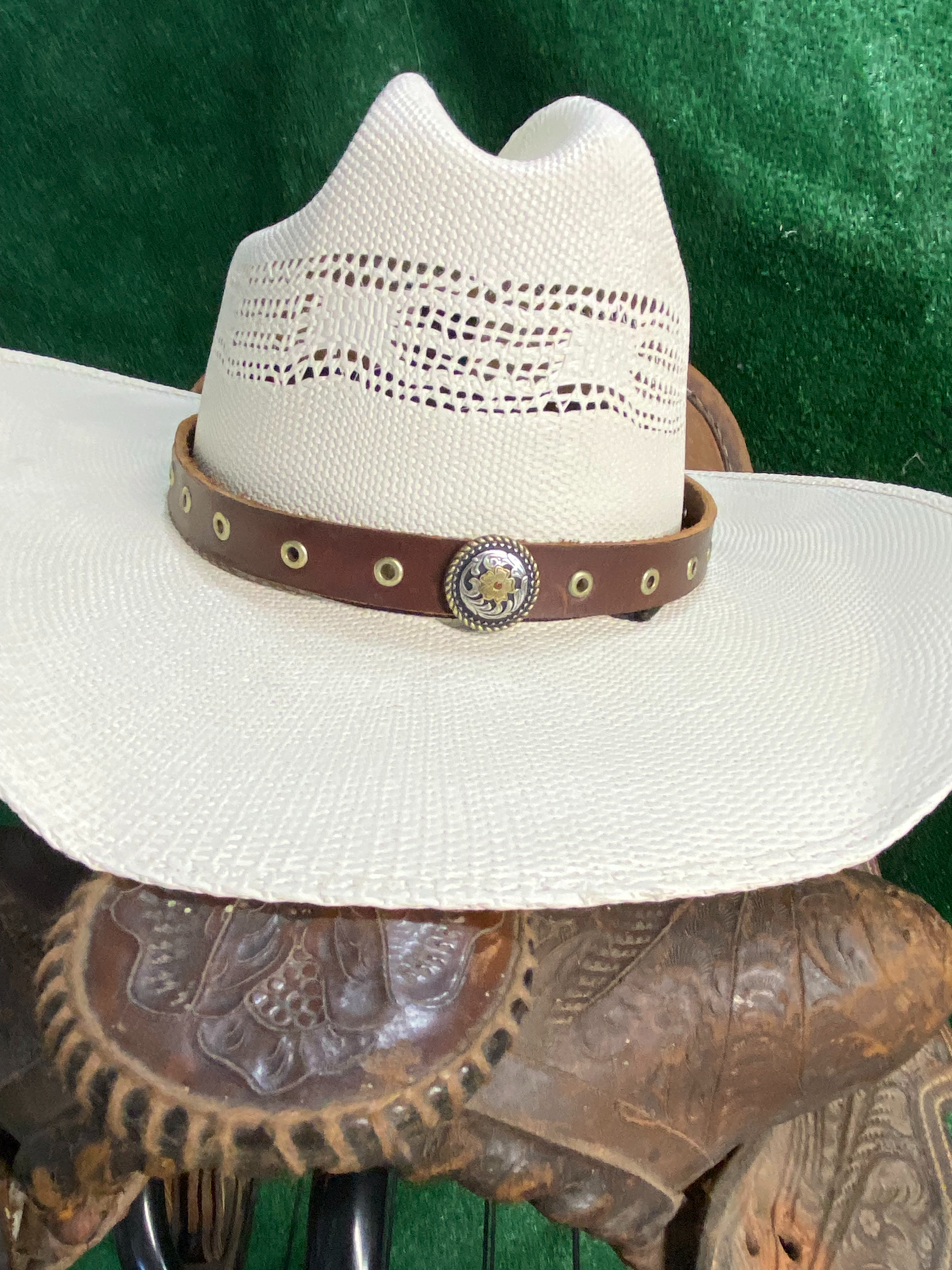Full Leather Hat Bands